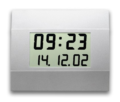 C-410-M: LCD-Wanduhr für große Räume