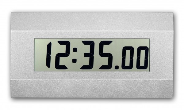 C-75-P-M: Digital wallclock with a potentialfree contact for external signal horns, radio-controlled